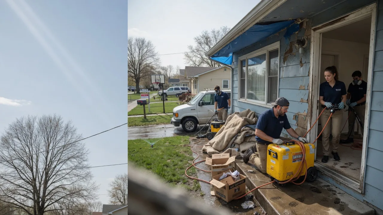 Basement Flood Cleanup in New Philadelphia, OH near me